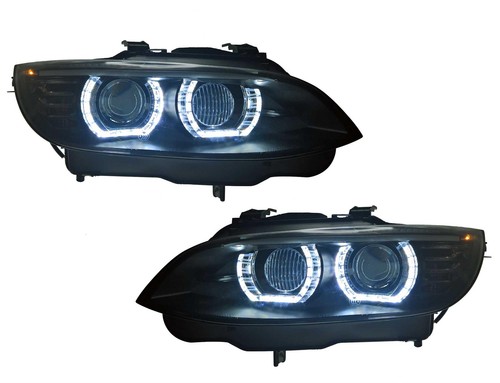 Black angel eye drl headlights - angel,