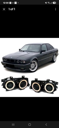 Black angel eye headlights - eye,