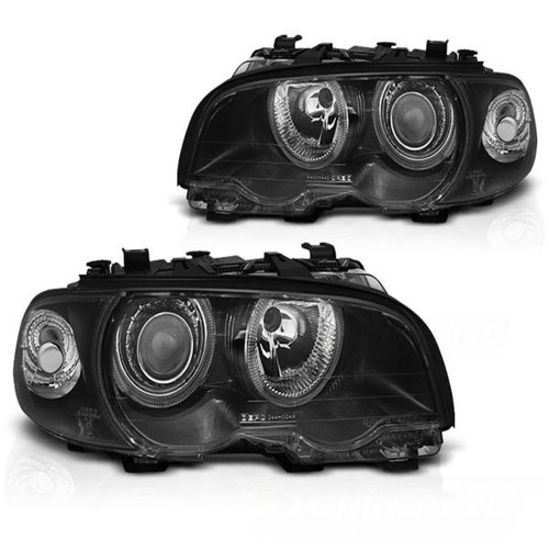 Led angel eyes headlights fits - eyes,
