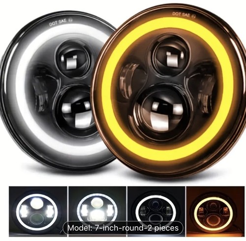Pair round projector led - round,