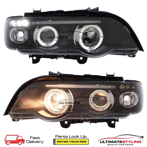 Bmw headlights twin angel - bmw,