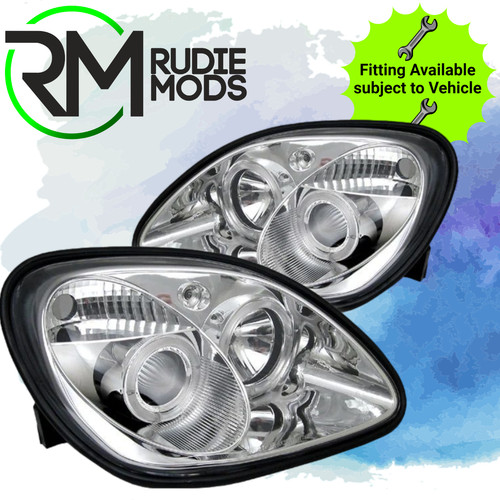 Chrome angel eye - eye, headlights