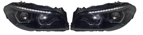 Black angel eye - black, headlights