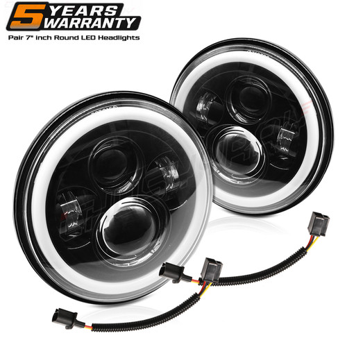 Pair inch halo angel eyes - 7",