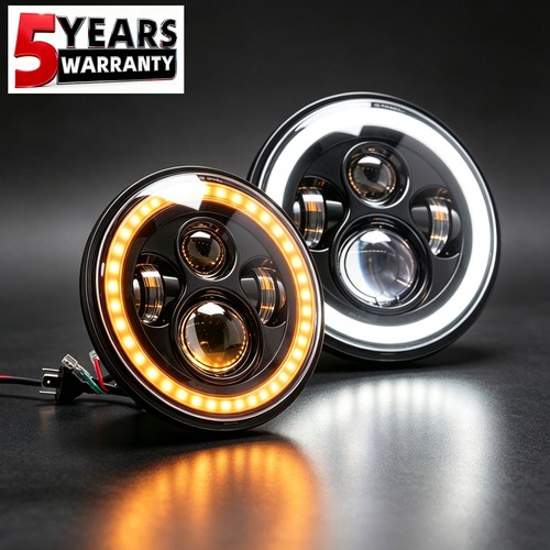 2pcs inch led headlight - 2pcs, 7"